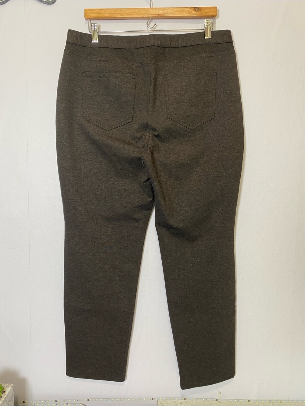 J.Jill Ponte Slim Leg Pants Large Pull-on Pants Stretch Office Casual Minimalist - Picture 3 of 9